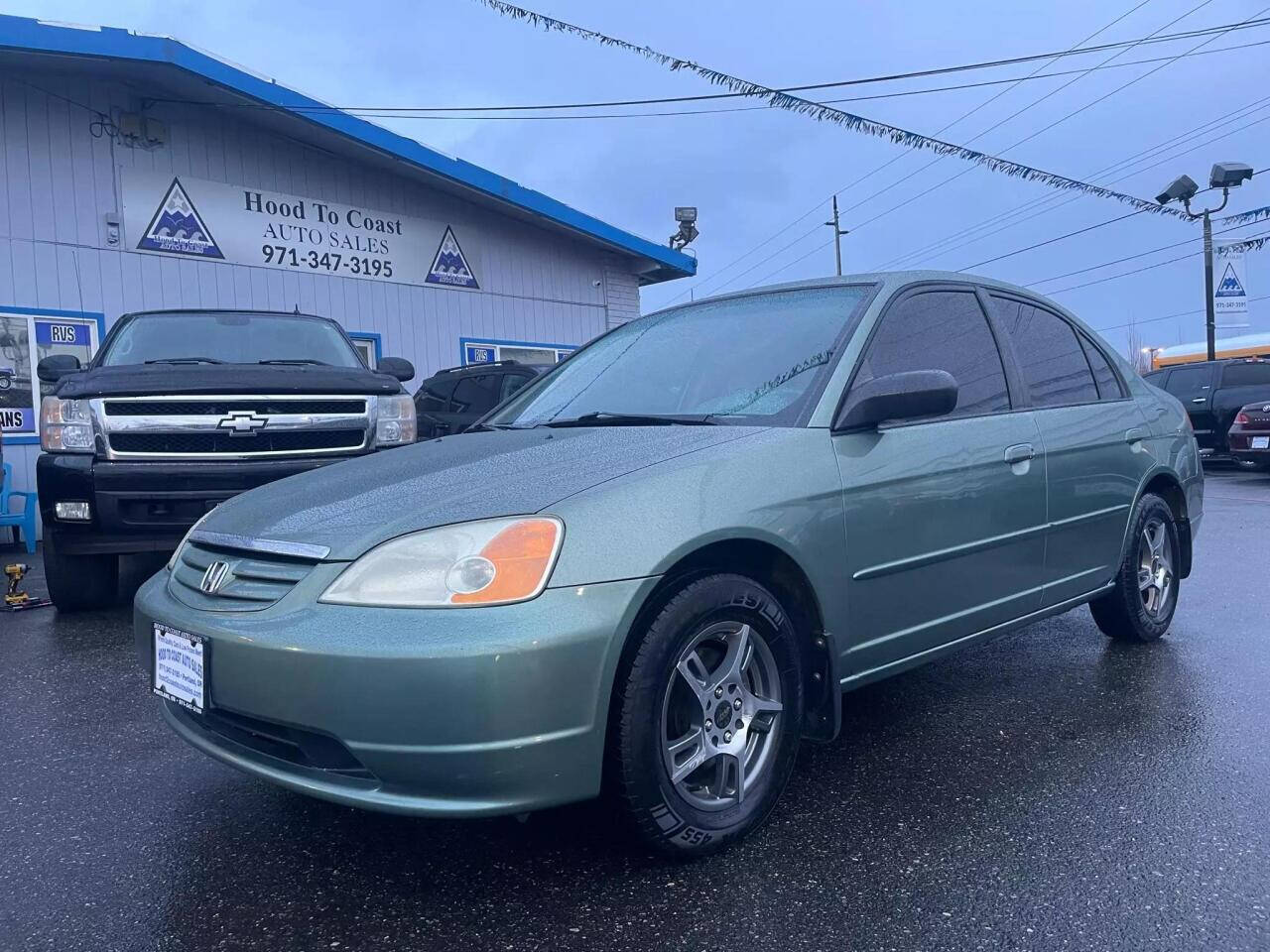 2003 honda civic green