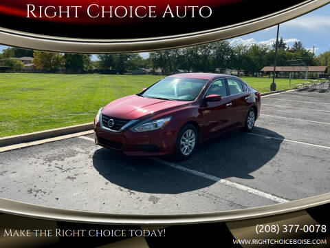 2016 Nissan Altima for sale at Right Choice Auto in Boise ID