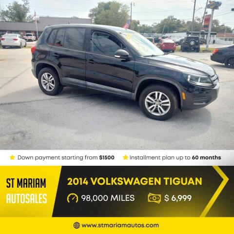 2014 Volkswagen Tiguan for sale at st mariam auto sales . inc in Saint Petersburg, FL