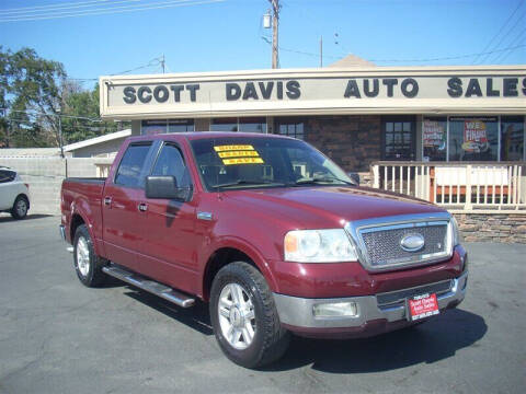 2004 Ford F-150 for sale at Scott Davis Auto Sales in Turlock CA