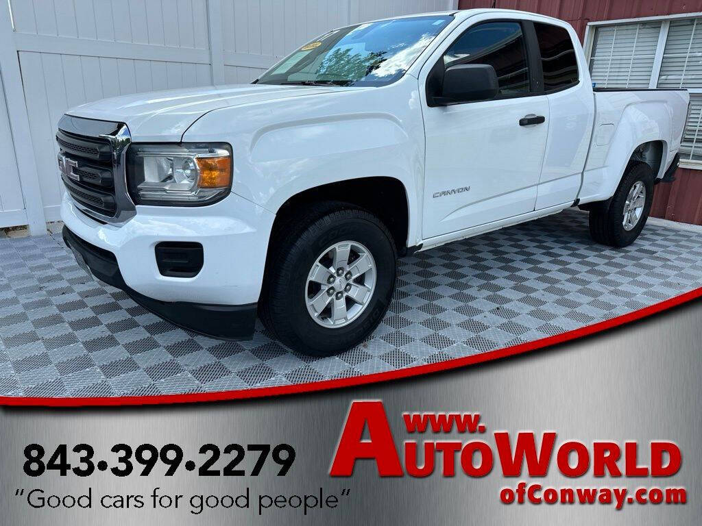 White 2017 GMC Canyon Base 4x2 Base 4dr Extended Cab 6 ft. LB 1