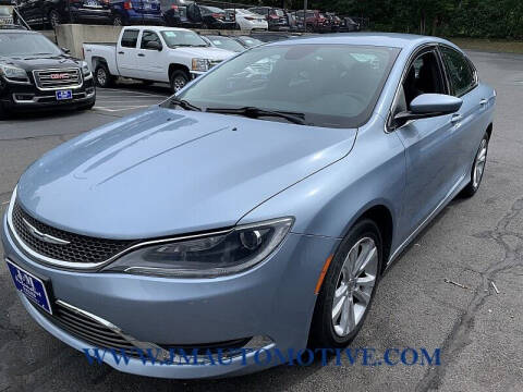 2015 Chrysler 200 for sale at J & M Automotive in Naugatuck CT