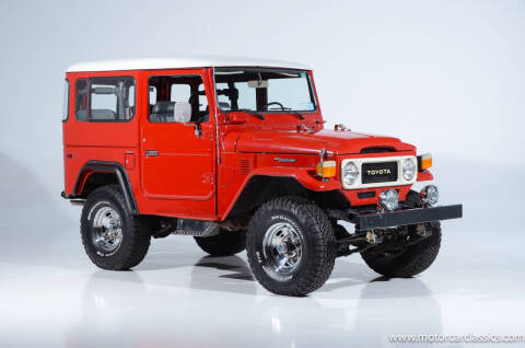 1981 Toyota Land Cruiser for sale at Motorcar Classics in Farmingdale NY