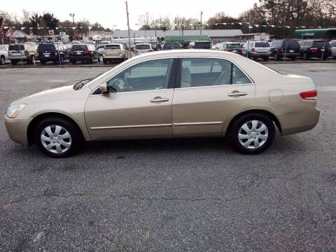 2003 Honda Accord for sale at A-1 Auto Sales in Anderson SC
