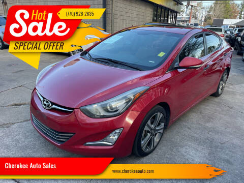 2014 Hyundai Elantra for sale at Cherokee Auto Sales in Acworth GA