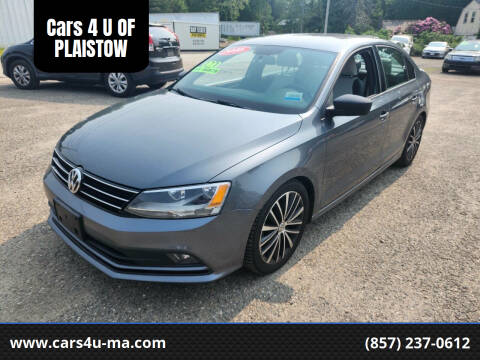 2016 Volkswagen Jetta for sale at Cars 4 U OF PLAISTOW in Plaistow NH
