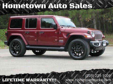 2021 Jeep Wrangler Unlimited for sale at Hometown Auto Sales - SUVS in Jasper AL