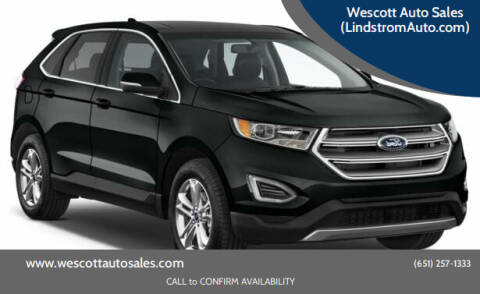 2015 Ford Edge for sale at Wescott Auto Sales (LindstromAuto.com) in Lindstrom MN