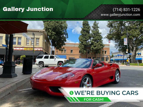 2002 Ferrari 360 Spider for sale at Gallery Junction in Orange CA
