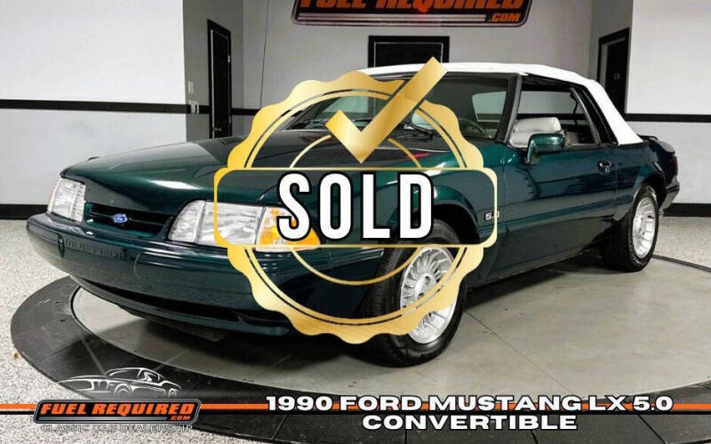 1990 Ford Mustang for sale at Fuel Required in Mcdonald PA