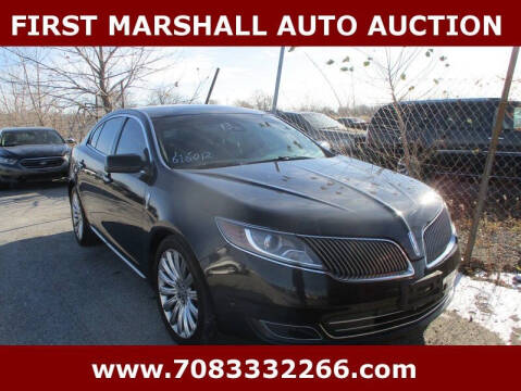 2013 Lincoln MKS for sale at First Marshall Auto Auction in Harvey IL