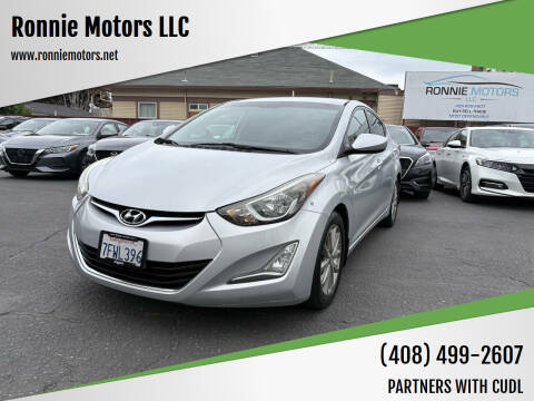 2014 Hyundai Elantra for sale at Ronnie Motors LLC in San Jose CA