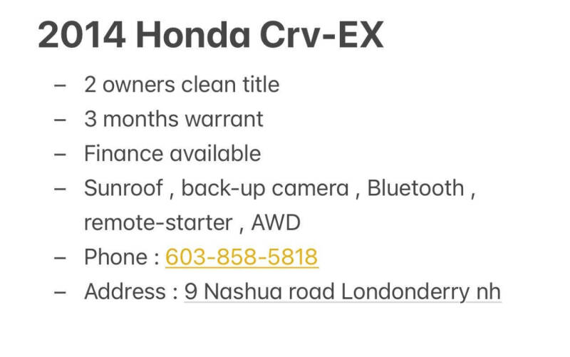 2014 Honda CR-V EX