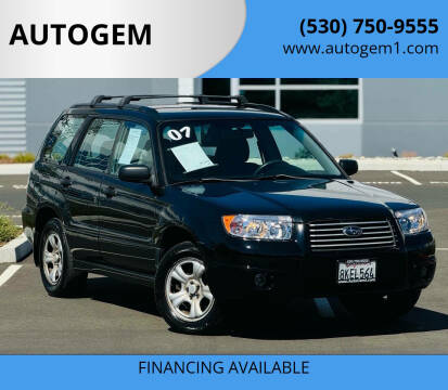 2007 Subaru Forester for sale at AUTOGEM in Davis CA