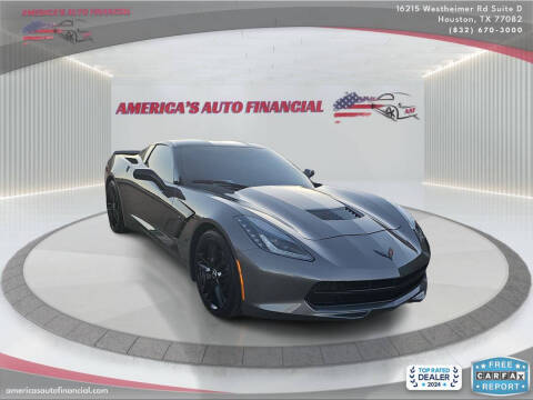 2015 Chevrolet Corvette for sale at America's Auto Financial in Houston TX