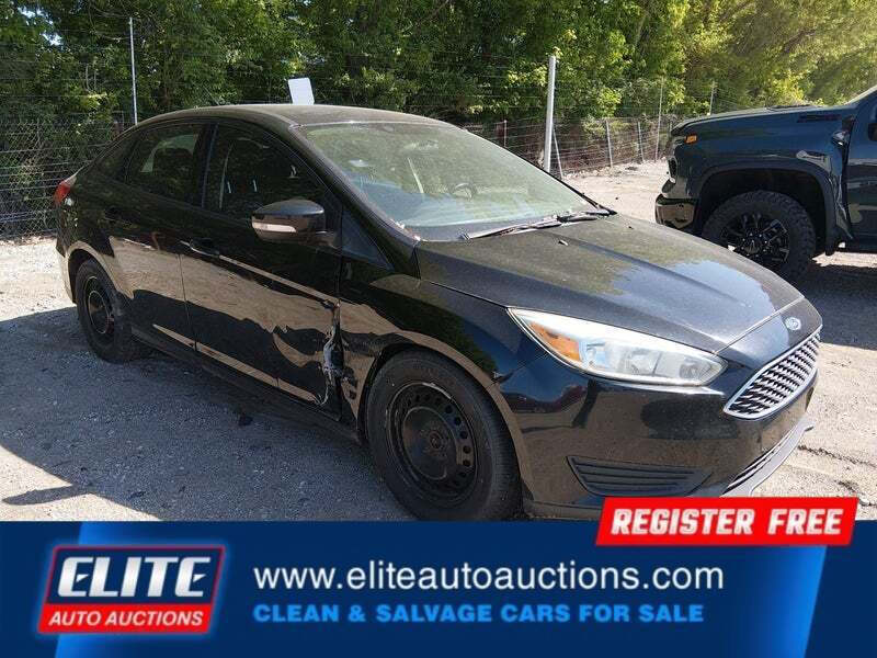 Black 2016 Ford Focus SE SE 4dr Sedan 1