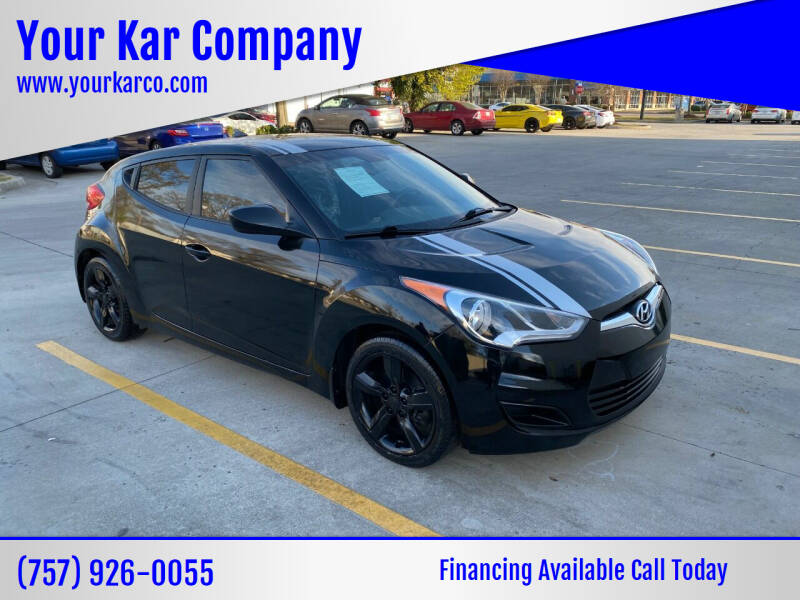 2014 Hyundai Veloster for sale at Your Kar Company in Norfolk VA