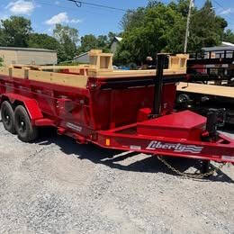 2026 Liberty Trailers 7X14 LOW SIDE DUMP