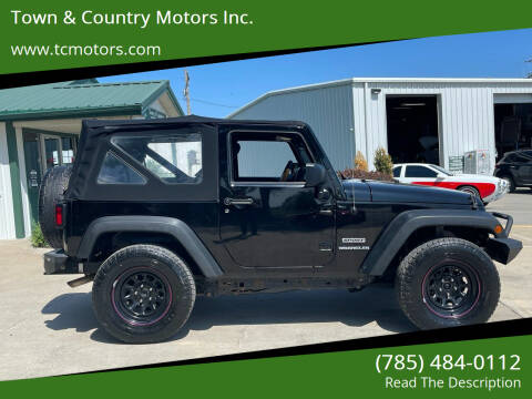 2015 Jeep Wrangler for sale at Town & Country Motors Inc. in Meriden KS
