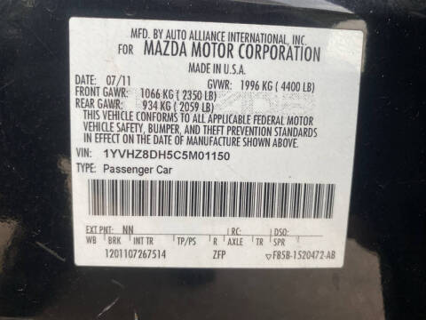 2012 Mazda MAZDA6 i Touring