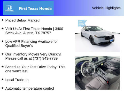 2025 Honda Accord SE