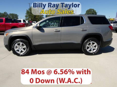 2019 GMC Acadia for sale at Billy Ray Taylor Auto Sales in Cullman AL