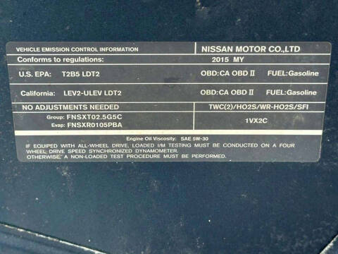 2015 Nissan Rogue Select S