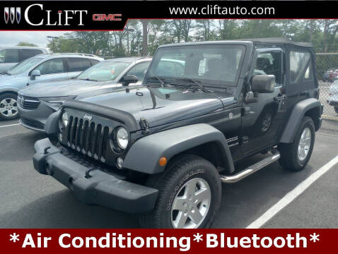 2016 Jeep Wrangler for sale at Clift Buick GMC in Adrian MI