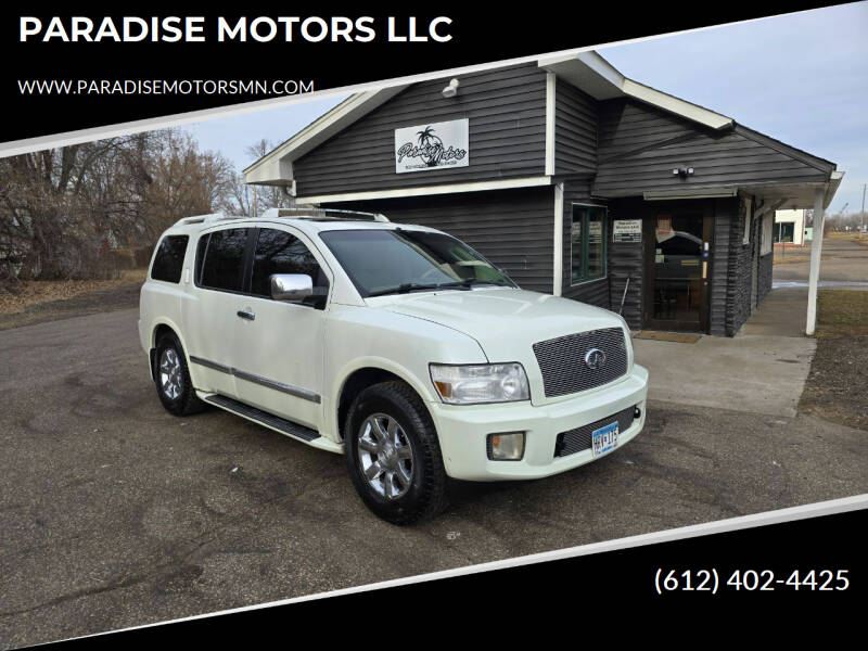 2006 Infiniti QX56 for sale at PARADISE MOTORS LLC in Cambridge MN