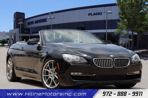 2012 BMW 6 Series for sale at HILINE MOTORS in Plano TX