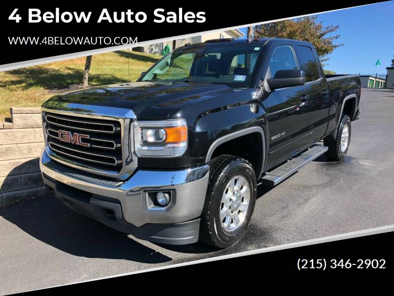 2015 GMC Sierra 2500HD for sale at 4 Below Auto Sales in Willow Grove PA