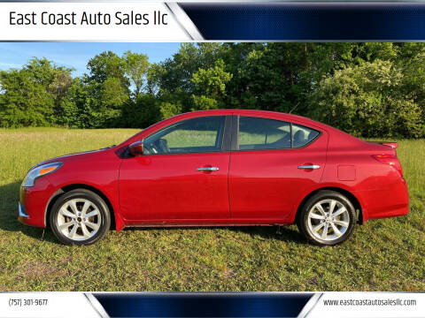 2015 Nissan Versa for sale at East Coast Auto Sales llc in Virginia Beach VA