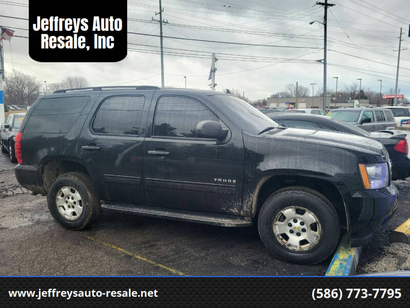 2013 Chevrolet Tahoe for sale at Jeffreys Auto Resale, Inc in Clinton Township MI
