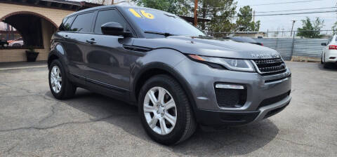 2016 Land Rover Range Rover Evoque for sale at FRANCIA MOTORS in El Paso TX