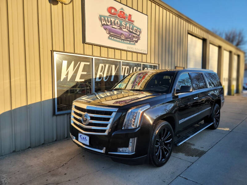2015 Cadillac Escalade ESV for sale at C&L Auto Sales in Vermillion SD
