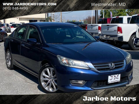 2013 Honda Accord for sale at Jarboe Motors in Westminster MD