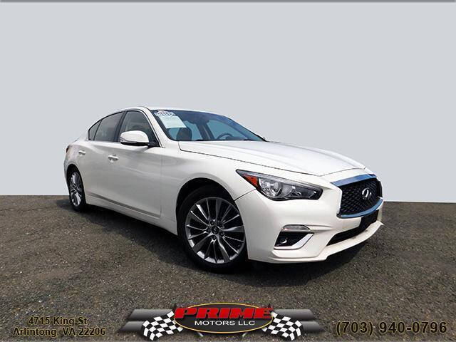 2018 Infiniti Q50 for sale at PRIME MOTORS LLC in Arlington VA