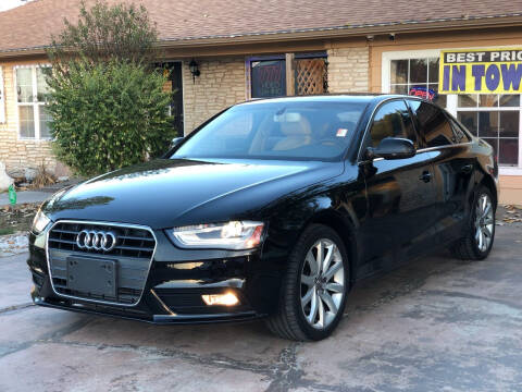 2013 Audi A4 for sale at Royal Auto, LLC. in Pflugerville TX
