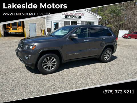2014 Jeep Grand Cherokee for sale at Lakeside Motors in Haverhill MA