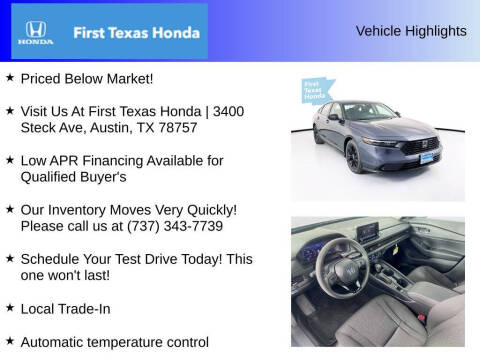 2025 Honda Accord SE