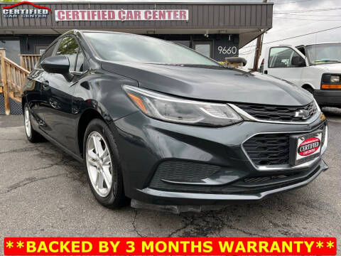 2018 Chevrolet Cruze for sale at CERTIFIED CAR CENTER in Fairfax VA