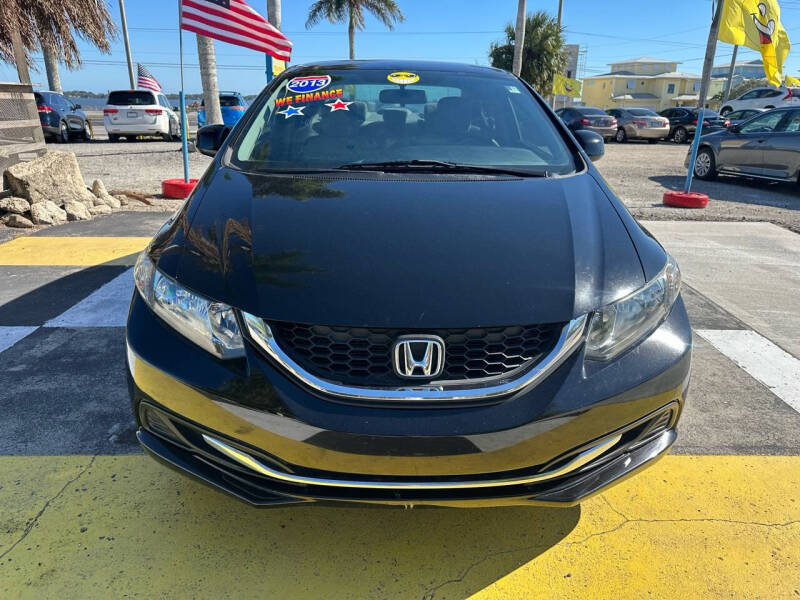 Used 2013 Honda Civic LX with VIN 19XFB2F59DE021008 for sale in Melbourne, FL