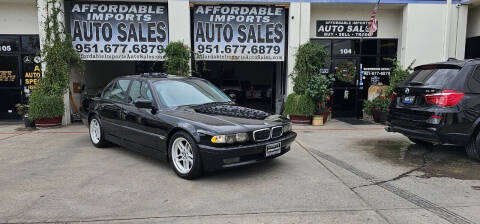 2001 BMW 7 Series for sale at Affordable Imports Auto Sales in Murrieta CA