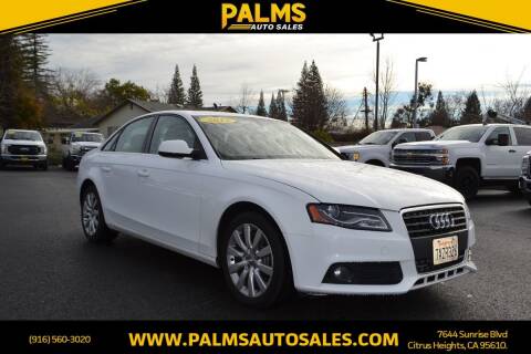2012 Audi A4 for sale at Palms Auto Sales in Citrus Heights CA