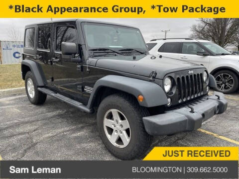 2015 Jeep Wrangler Unlimited for sale at Sam Leman Mazda in Bloomington IL