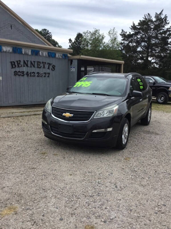 2015 Chevrolet Traverse for sale at Bennett Etc. in Richburg SC