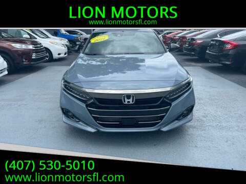 2022 Honda Accord for sale at LION MOTORS in Orlando FL