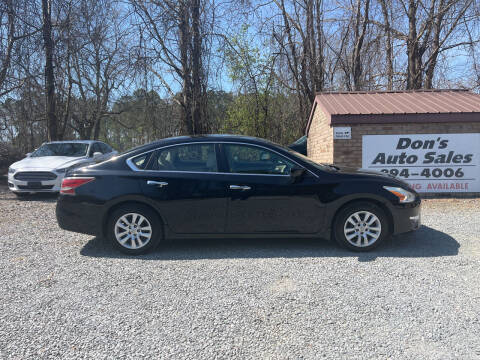 2014 Nissan Altima for sale at Don's Auto Sales in Benson NC