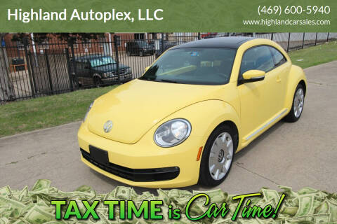 2013 Volkswagen Beetle for sale at Highland Autoplex, LLC in Dallas TX