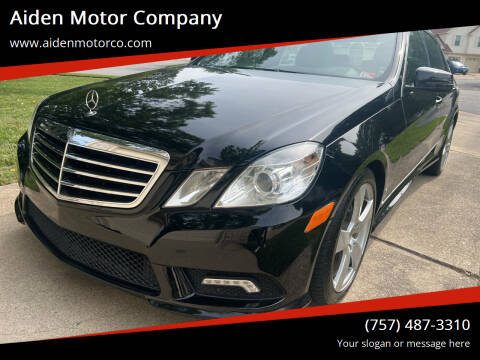 2011 Mercedes-Benz E-Class for sale at Aiden Motor Company in Portsmouth VA